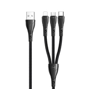 Mcdodo Lightning Type-C Micro USB 3 in 1 Cable 1.2m | CA-696