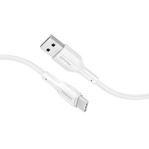 Promate Super Flexible Data and Charge USB-C Cable - White | XCORD-AC200.WHITE