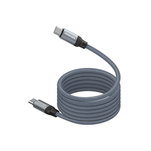 Promate 60W Power Delivery Self-Organizing Magnetic USB-C Cable - Grey | SPRINGY.GREY