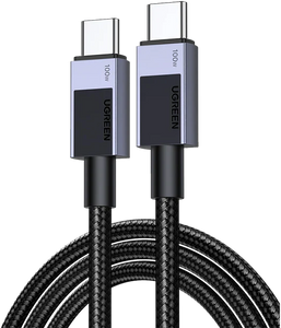 Ugreen USB-C to USB-C 100W Braided Cable with Aluminum Body 2M -a L512 | 45064