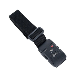 Coteci Customs Lock Buckle Luggage Strap Tag Set - Black | LT-CLB