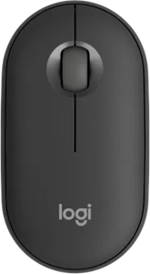 Logitech M350S Pebble Graphite - Silent Wireless Bluetooth / USB Mouse | 910-006988