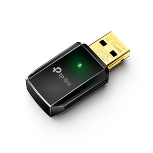 TP-Link T2U Mini USB WiFi Adapter - Dual-Band AC600 (200 Mbps 2.4 GHz / 433 Mbps 5 GHz) | Nano Size