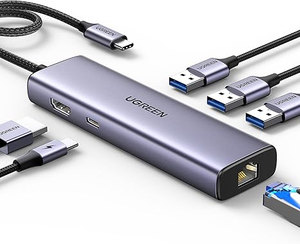 UGREEN USB-C to HDMI & USB-A Hub - 4K Output, Fast Charging Support | 45000