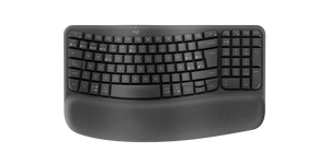 Logitech Wireless Keyboard Wave Keys Ergonomic - Graphite (Ara) | 920-012312