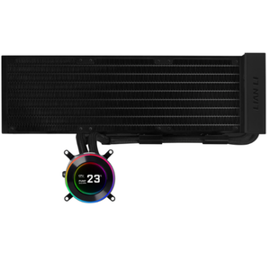 Lian Li HydroShift II LCD-C 360 Fanless Liquid CPU Cooler - Black | G89.GHS2LCD36B.00