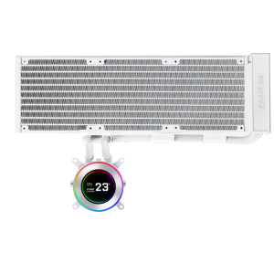 Lian Li HydroShift II LCD-C 360 Fanless Liquid CPU Cooler - White | G89.GHS2LCD36W.00