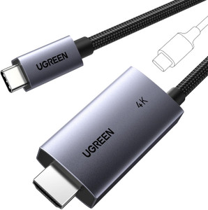 UGREEN USB C to HDMI Cable with 100W PD Fast Charging Adapter 4K@60Hz 2-in-1 Thunderbolt Unidirectional Type C to HDMI Compatible iPhone 17 Pro Max | 55330
