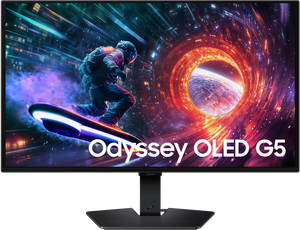 Samsung 27FG502S 27″ Odyssey OLED G5 QHD 180Hz 0.03ms Gaming Monitor | LS27FG502SMXUE