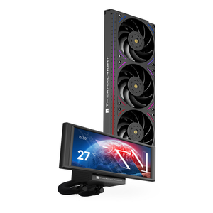Thermalright Trofeo Vision 360 ARGB Liquid CPU Cooler with 6.86″ Screen - Black