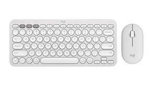 Logitech Pebble 2 Combo Wireless Keyboard and Mouse Tonal White | 920-012398