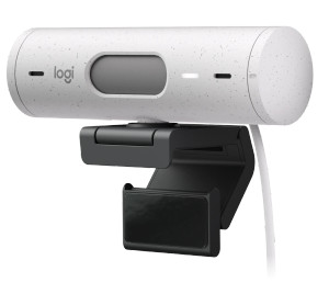 Logitech Brio 500 Full HD Webcam with Auto Light Correction - White | 960-001430
