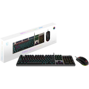MSI FORGE GK310 USB RGB Gaming Keyboard & Mouse Combo - Arabic | FGK310