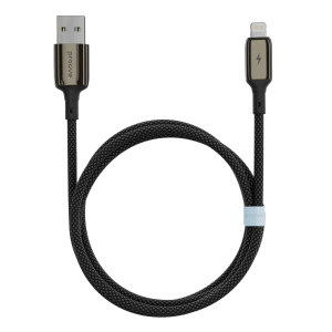 Proove Dense Metal USB-A to Lightning Cable 2.4A 1m - Black | CCDM20001101