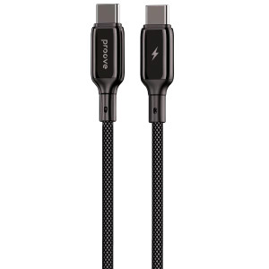 Proove Dense Metal Type-C to Type-C Cable 60W 1m - Black | CCDM60002201