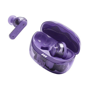 JBL Tune Beam 2 Ghost Edition True Wireless Earbuds with Adaptive Noise Cancelling Purple | JBLTBEAM2GPUR
