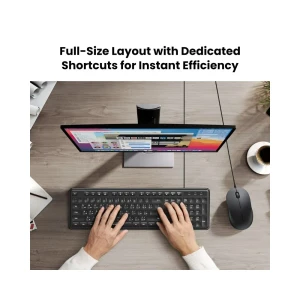 UGREEN MK331 Quality You Can Feel Premium Wired English/Arabic Keyboard & Mouse Combo | 65777