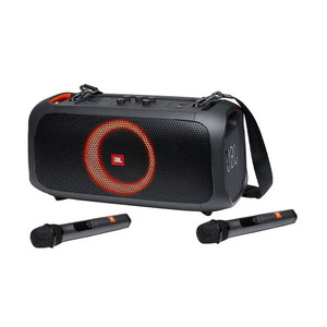 JBL PartyBox On-The-Go Portable Bluetooth Speaker with Dual Wireless Microphones | JBLPARTYBOXOTG2MIC