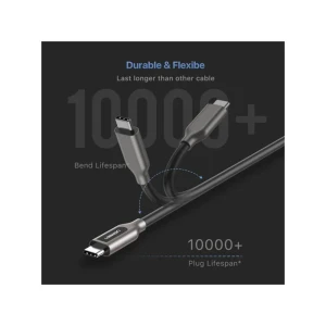 UGREEN 1m USB-C Male to USB-C Male 3.1 Gen 2 Cable