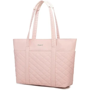 KINMAC 15.6" Women’s Laptop Tote Bag Pink