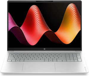 HP OmniBook 3 - AMD Ryzen 5 40 - 16GB RAM - 256GB SSD - 16" 2K Touchscreen Laptop - Glacier Silver | 16-BY0205DX