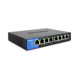 Linksys 8-Port Business Desktop Gigabit PoE+ Switch | LGS108P-EU