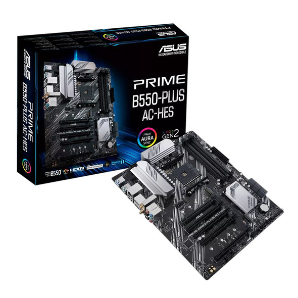Asus B550-PLUS Prime AC-HES AMD AM4 ATX Motherboard | B550PLUSACHES