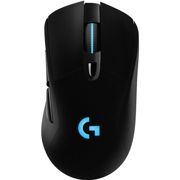 Logitech G703 Lightspeed Wireless Gaming Mouse, Black