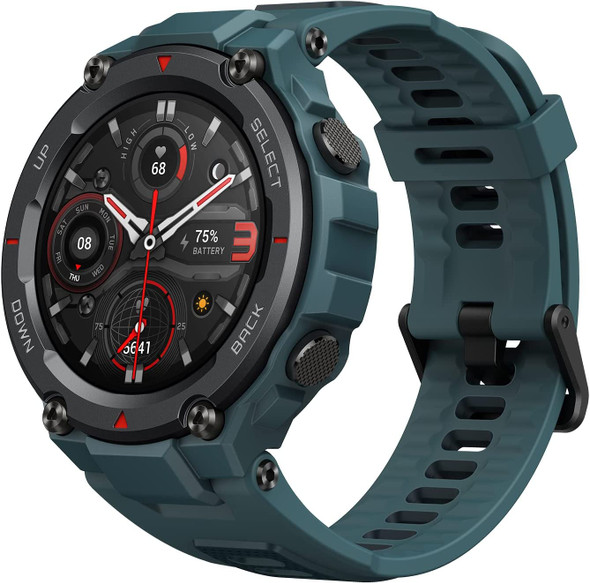 Amazfit T-Rex Pro Smart Watch, Blue | T-Rex Pro