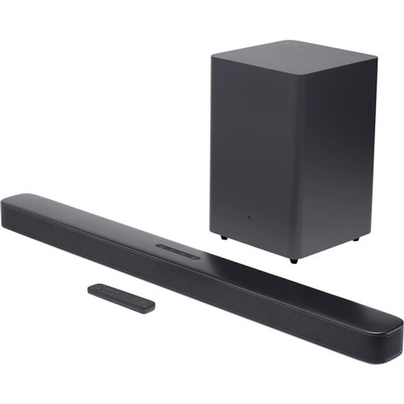 JBL Bar 2.1 Deep Bass Soundbar with Wireless Subwofer, Black | JBL2GBAR21DBBLKAM