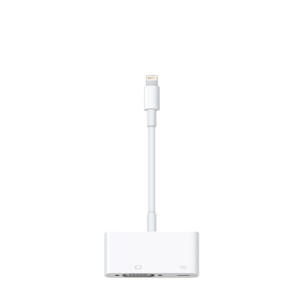 Apple Lightning to VGA Adapter MD825 white cable connector for iPhone iPad