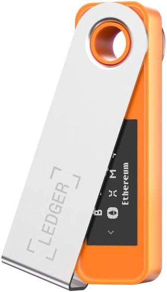 Ledger Nano S Plus Crypto Hardware Wallet - Orange
