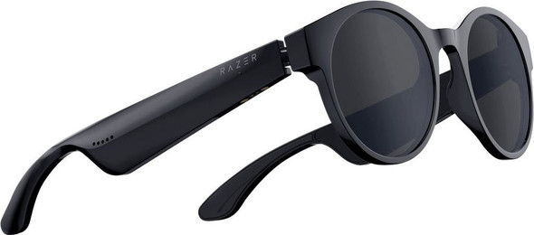 Razer Anzu Smart Glasses - Touch &  Voice Assistant Compatible, Round/Large | RZ82-03630400-R3U1