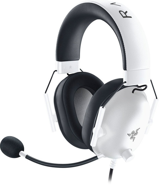 Razer BlackShark V2 X Wired 7.1 Surround Sound Gaming Headset - White | RZ04-03240700-R3U1