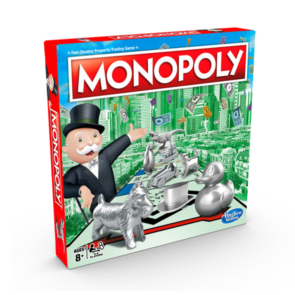 MONOPOLY Family Board Game for 2 to 6 Players - Includes Fan Vote Community Chest Cards | C1009