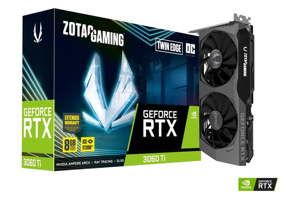 Zotac Gaming GeForce 3060 Ti Twin Edge OC LHR 8GB GDDR6 | ZT-A30610H-10MLHR