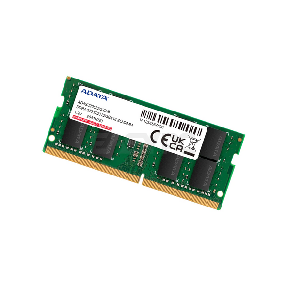 ADATA Premier 8GB DDR4 3200MHz SODIMM Laptop Memory with Heat Sink - Green