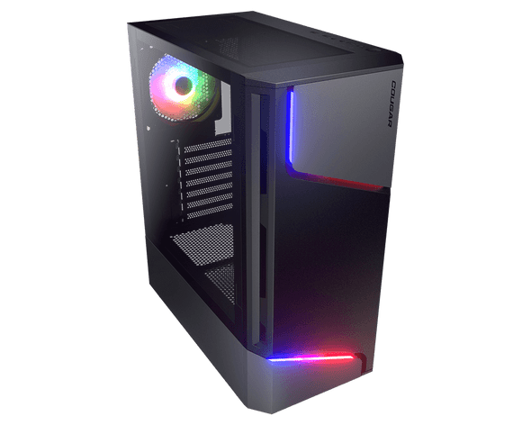 Cougar MX360 RGB Dual Blades of Lightning ARGB Mid Tower Case | MX360