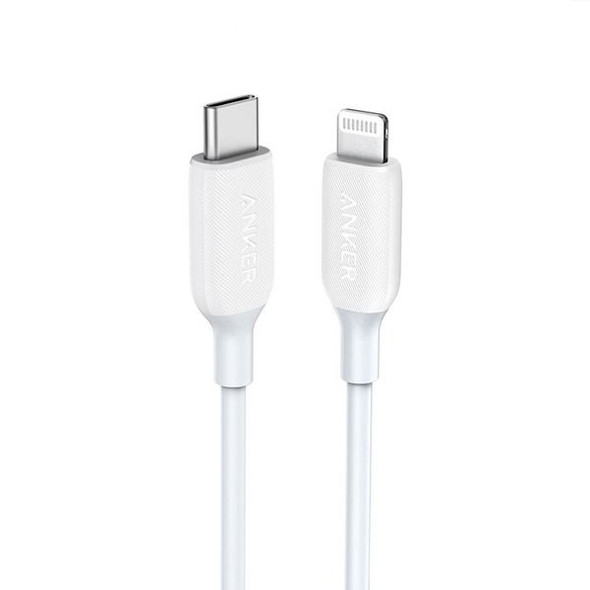 Anker A8832H21 Powerline III USB-C To Lightning 2.0 3FT Cable-White | A8832H21