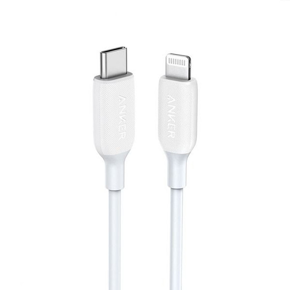 Anker A8832H21 Powerline III USB-C To Lightning 2.0 3FT Cable-White | A8832H21 Anker A8832H21 Powerline III USB-C To Lightning 2.0 3FT Cable-White | A8832H21