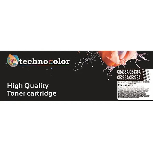 TechnoColor 35A/36A/78A/85A Black Compatible Toner For HP Printer | CE285A