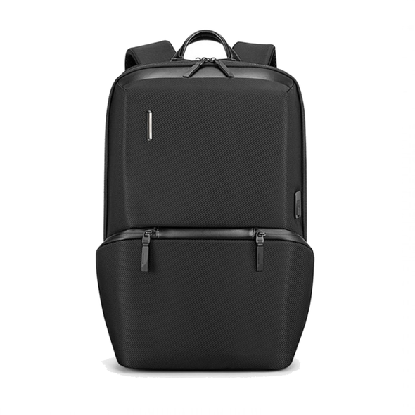 Kingsons Premium Leather Backpack Black 15.6" | KS3246W