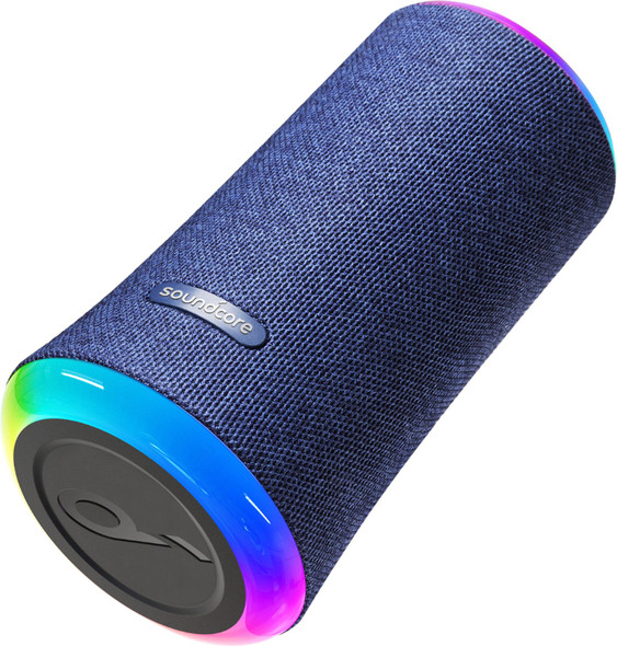 Anker Soundcore Flare 2 Wireless Portable Waterproof Bluetooth Speaker - Blue | A3165Z31