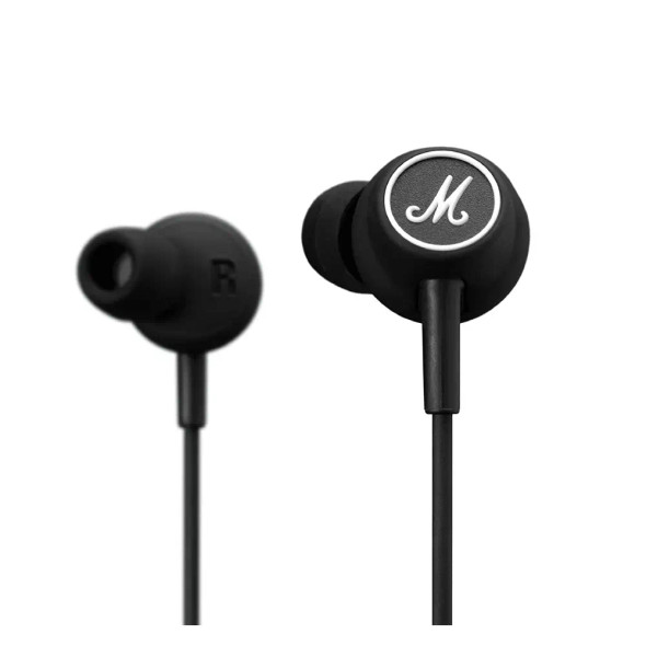 Marshall Mode Wired in Ear Headphone with Mic, Black/White | 4090939