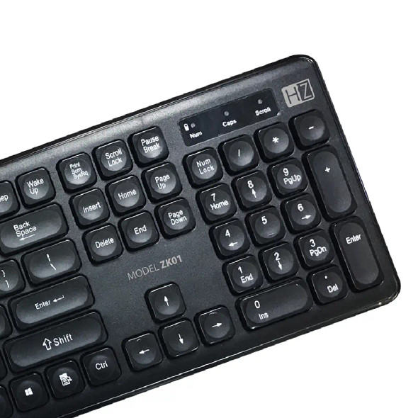 HEATZ Wireless Combo Keyboard & Mouse , Black | ZK01