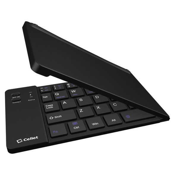 Cellet Universal Foldable Wireless Version 3.0 Keyboard for Tablets and Smartphones