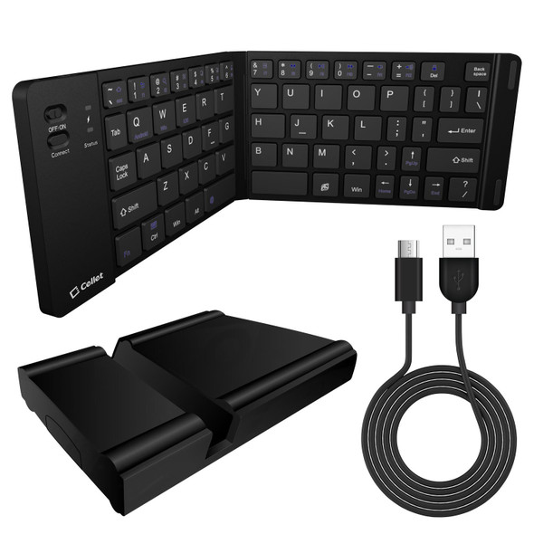Cellet Universal Foldable Wireless Version 3.0 Keyboard for Tablets and Smartphones