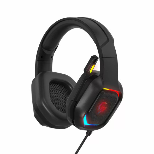 Porodo Gaming RGB High Definition Headphone ,Black | PDX411-BK