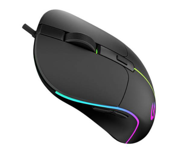 Porodo Gaming RGB Wired Mouse 7D, Black |PDX311-BK