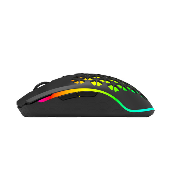 Porodo 9D Wireless/Wired RGB Gaming Mouse , Built-in Rechargeable Battery, Black | PDX312-BK